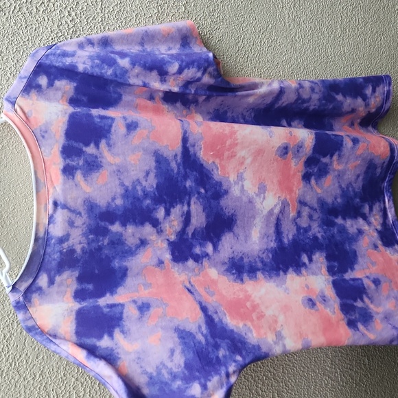 🔴 3 for $12 Shein Curve 2xl pink and purple tye dye - Picture 4 of 4